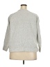 Lou & Grey Metallic Gray Silver Sweatshirt Size XXL - photo 2