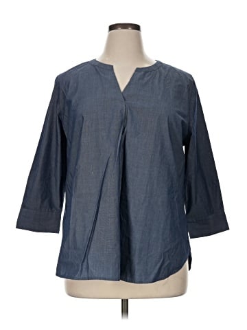 Van Heusen 3/4 Sleeve Blouse (view 1)