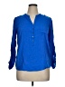 Apt. 9 100% Rayon Blue 3/4 Sleeve Blouse Size XL - photo 1