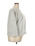 Lou & Grey Metallic Gray Silver Sweatshirt Size XXL - photo 4