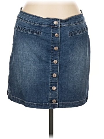 Wallflower Denim Skirt (view 1)