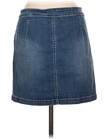 Wallflower Denim Skirt (view 2)