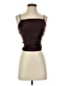 Vetta 100% Polyester Brown Sleeveless Top Size S - photo 1