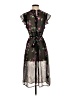 Express Floral Black Cocktail Dress Size XS - photo 1
