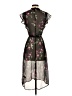 Express Floral Black Cocktail Dress Size XS - photo 2