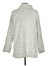 Soft Surroundings 100% Polyester Animal Print Silver Pullover Sweater Size L - photo 2