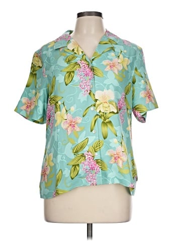 Tommy Bahama Short Sleeve Silk Top (view 1)