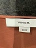 Vince. 100% Silk Brown Long Sleeve Silk Top Size XS - photo 7