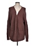 Universal Thread 100% Cotton Brown Cardigan Size L (estimated) - photo 1