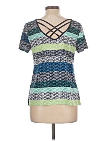 Skies Are Blue Short Sleeve Top (view 2)