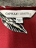 CAPSULE 100% Polyester Print Burgundy Casual Dress Size 18 - photo 7