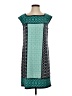 Max Studio Graphic Teal Casual Dress Size S - photo 1