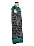 Max Studio Graphic Teal Casual Dress Size S - photo 4
