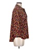 Investments 100% Polyester Brown 3/4 Sleeve Blouse Size M (petite) - photo 4