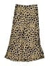 Réalisation 100% Silk Animal Print Gold Tan Silk Skirt Size XXS - photo 1