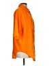 Unbranded 100% Cotton Color Block Orange 3/4 Sleeve Button-Down Shirt Size L - photo 4