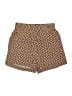 Olivaceous 100% Rayon Print Yellow Shorts Size S - photo 1