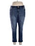Democracy Solid Blue Jeans Size 18W - photo 1