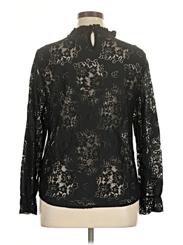 Allegra K Long Sleeve Blouse (view 2)