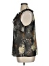 CAbi 100% Polyester Black Sleeveless Blouse Size XL - photo 5