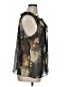 CAbi 100% Polyester Black Sleeveless Blouse Size XL - photo 4
