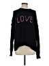 Subtle Luxury Hearts Black Pullover Sweater Size S - photo 1