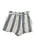 Lulus 100% Rayon Stripes Ivory Blue Shorts Size M - photo 2