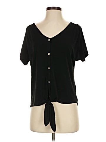 Green Envelope Short Sleeve Top (view 1)