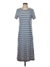 Dylan 100% Cotton Stripes Blue Casual Dress Size XS - photo 1