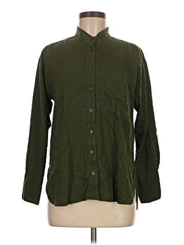 Banana Republic Factory Store Long Sleeve Button-Down Shirt (view 1)