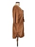 Pol 100% Polyester Brown Short Sleeve Top Size L - photo 4