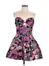 Elliatt 100% Polyester Floral Pink Cocktail Dress Size L - photo 1