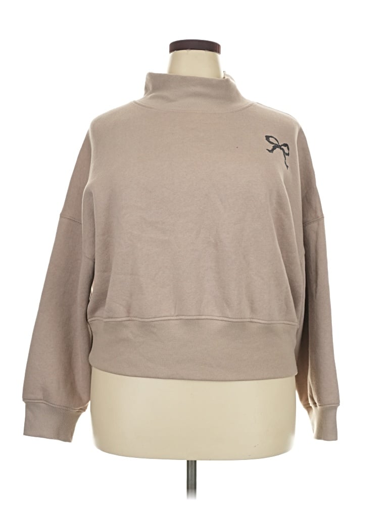 Pre-owned Wild Fable Sweatshirt In Tan