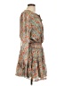 Easel 100% Polyester Paisley Green Casual Dress Size L - photo 4