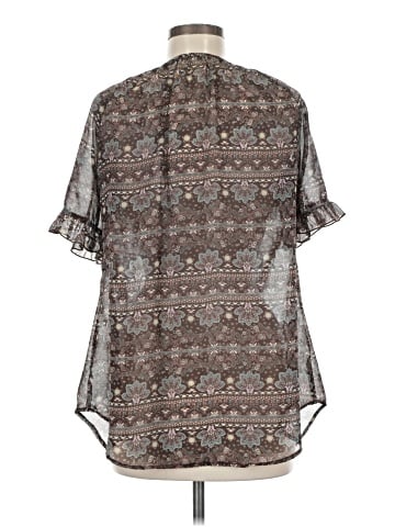 Pretty Rebellious Short Sleeve Blouse (view 2)