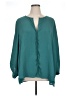 Bobeau 100% Polyester Teal Long Sleeve Blouse Size 2X - photo 1