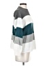 Amaryllis Color Block Gray Turtleneck Sweater Size S - photo 4