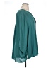 Bobeau 100% Polyester Teal Long Sleeve Blouse Size 2X - photo 4