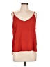 Meraki 100% Polyester Red Sleeveless Top Size L - photo 1