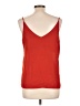 Meraki 100% Polyester Red Sleeveless Top Size L - photo 2
