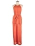 Sundance 100% Rayon Solid Orange Jumpsuit Size S - photo 1