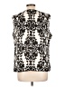 Liz Claiborne 100% Polyester Black Sleeveless Blouse Size L - photo 2