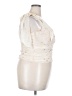 Torrid 100% Polyester Ivory Sleeveless Blouse Size 2X Plus (2) - photo 4
