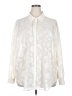 Torrid 100% Polyester Ivory Long Sleeve Blouse Size 3X Plus (3) - photo 1