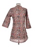 Assorted Brands Paisley Brown Casual Dress Size S - photo 2