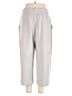 Stylus Solid Gray Casual Pants Size L - photo 2