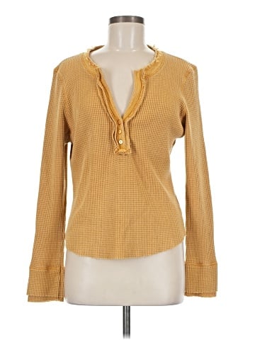 Dear John Long Sleeve Henley (view 1)