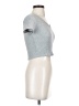 Shein Silver Short Sleeve T-Shirt Size 2 - photo 4