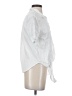 Dylan 100% Linen White Short Sleeve Blouse Size XS - photo 4