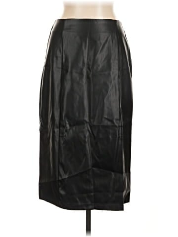 MANGOPOP Collection Faux Leather Skirt (view 1)